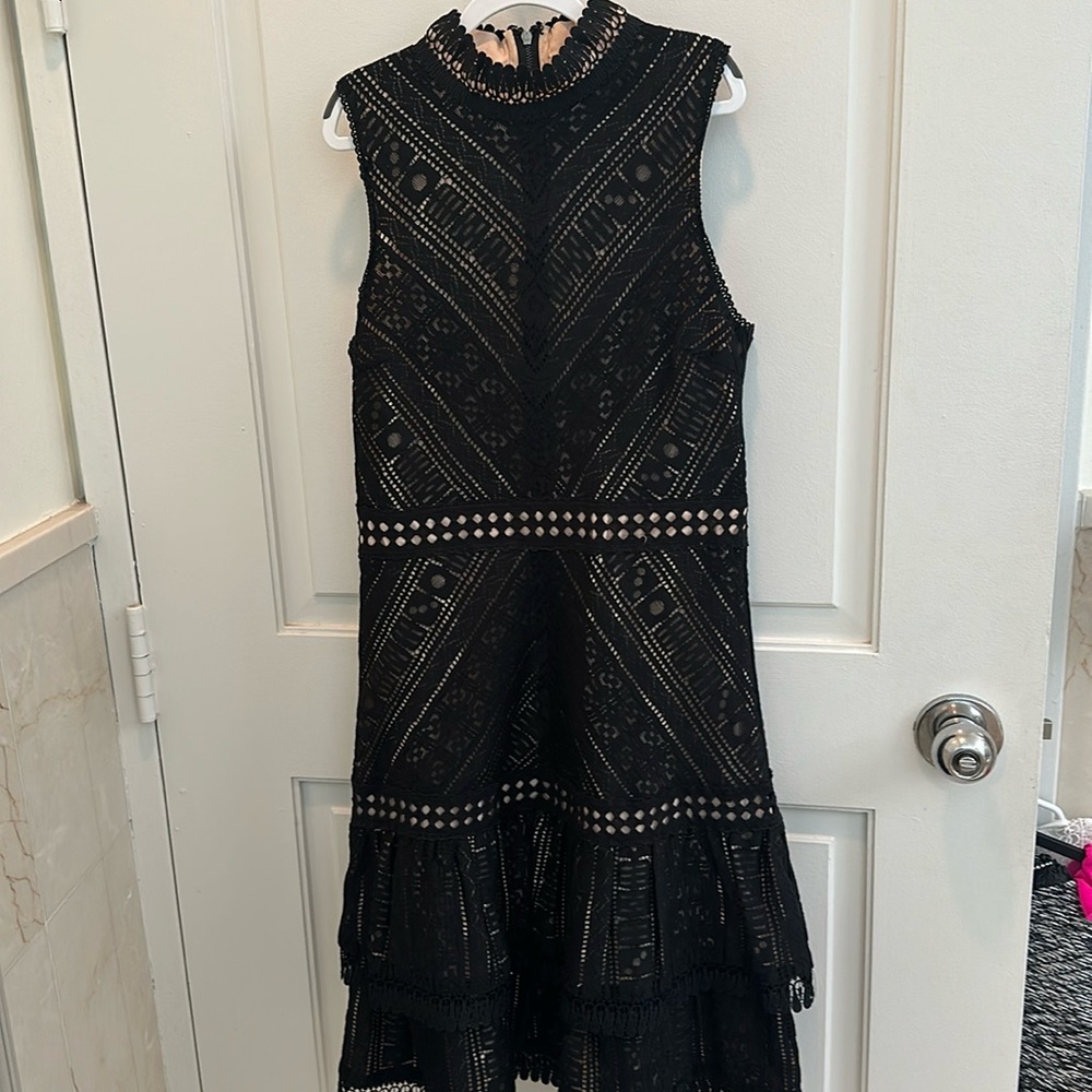 Gorgeous black tank dress! Only worn one time!